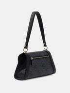 Coal - GUESS Sac à bandoulière Karnilla Logo Flap Shoulder