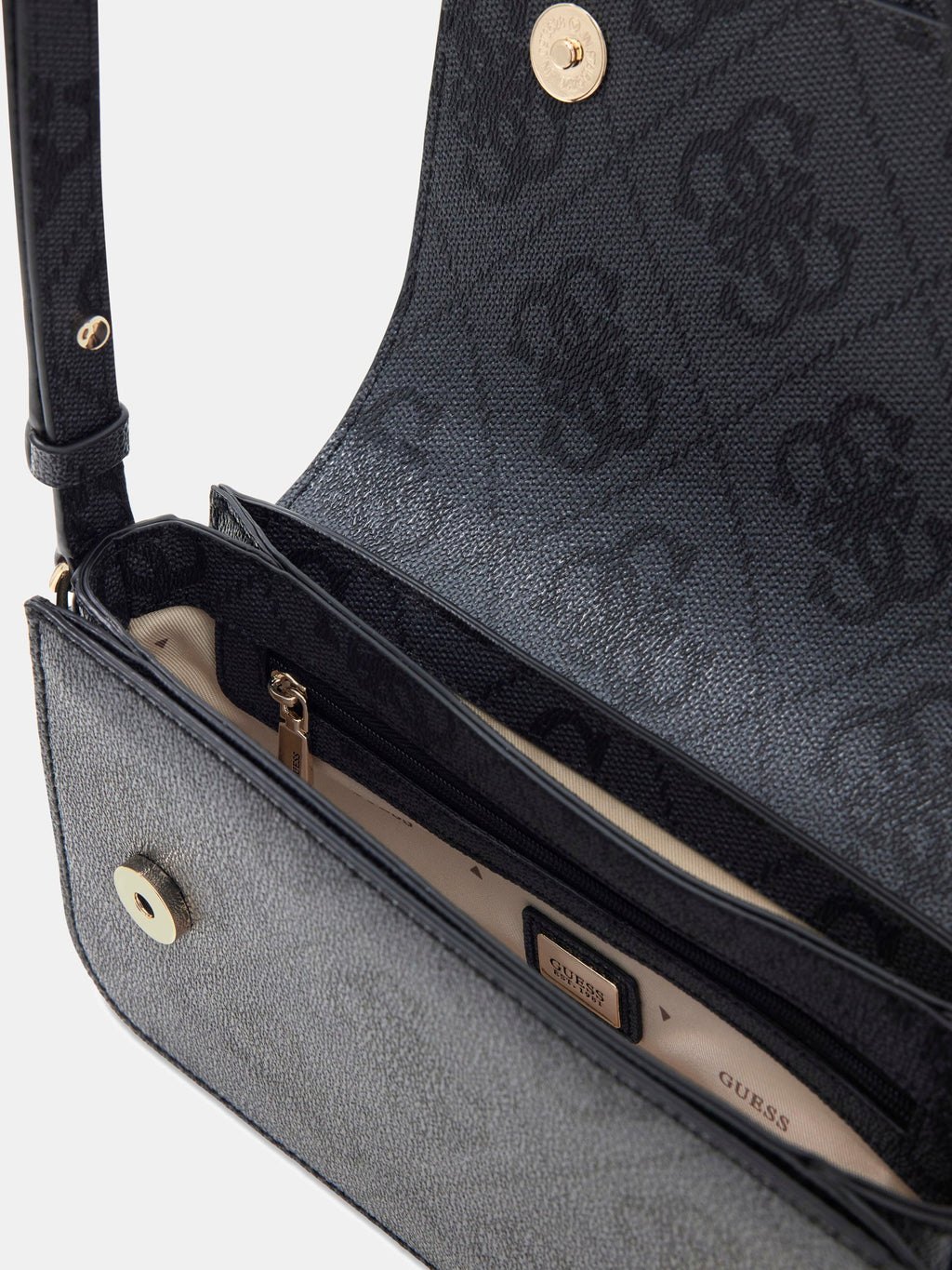 Noir - GUESS Sac à bandoulière Janie Logo Convertible Xbody
