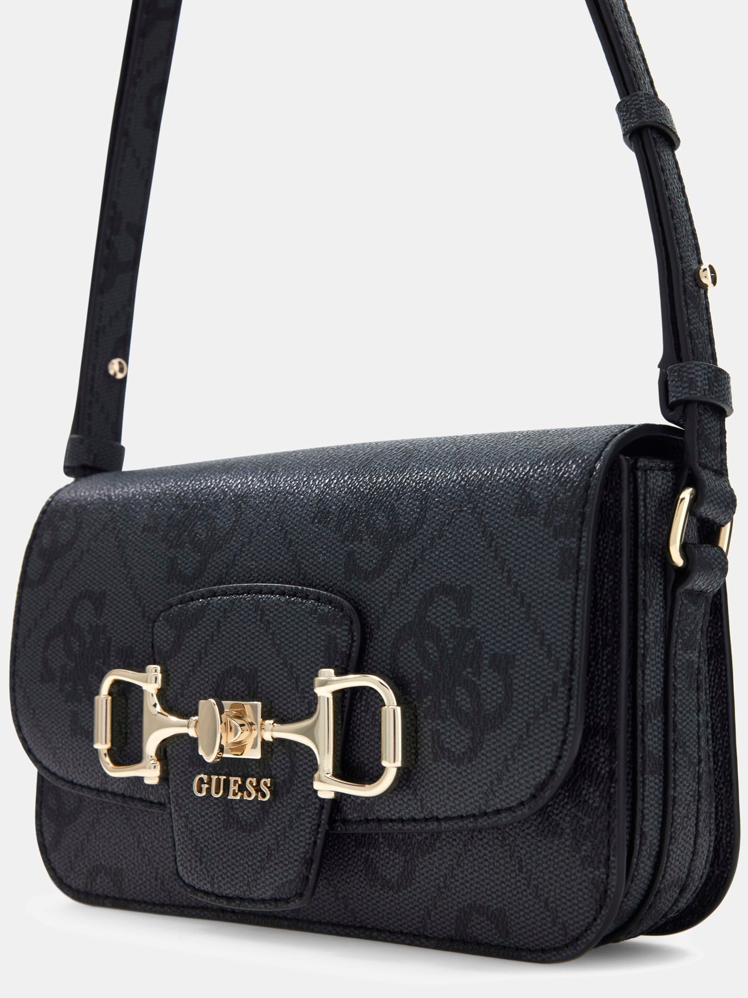Noir - GUESS Sac à bandoulière Janie Logo Convertible Xbody
