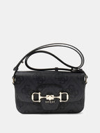 Noir - GUESS Sac à bandoulière Janie Logo Convertible Xbody