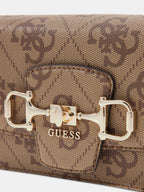 Beige - GUESS Sac à bandoulière Janie Logo Convertible Xbody