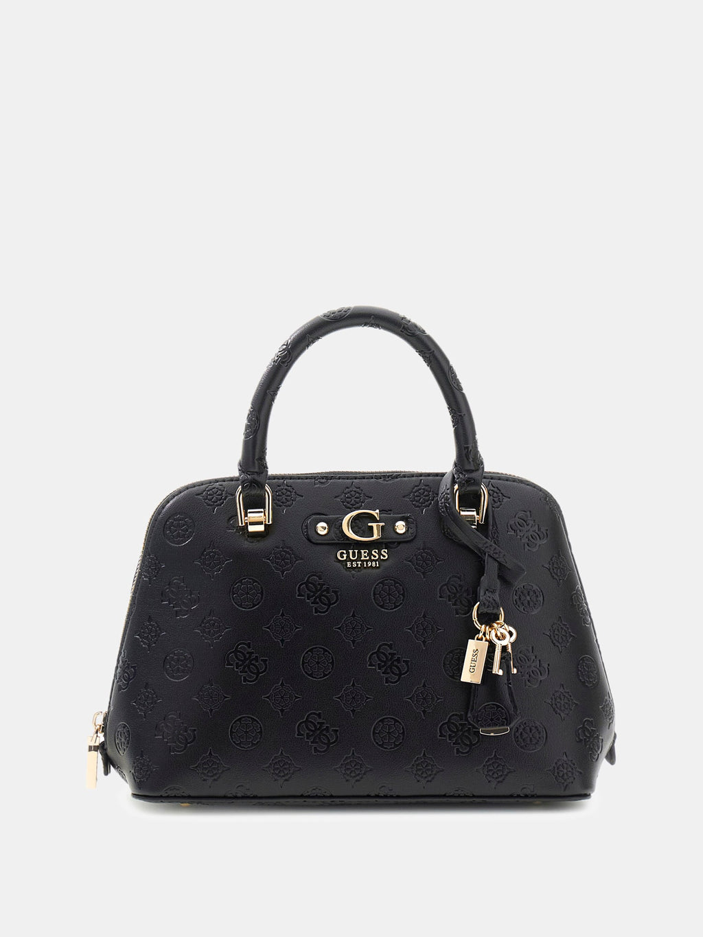 Noir - GUESS Sac à main Dita Dome Satchel