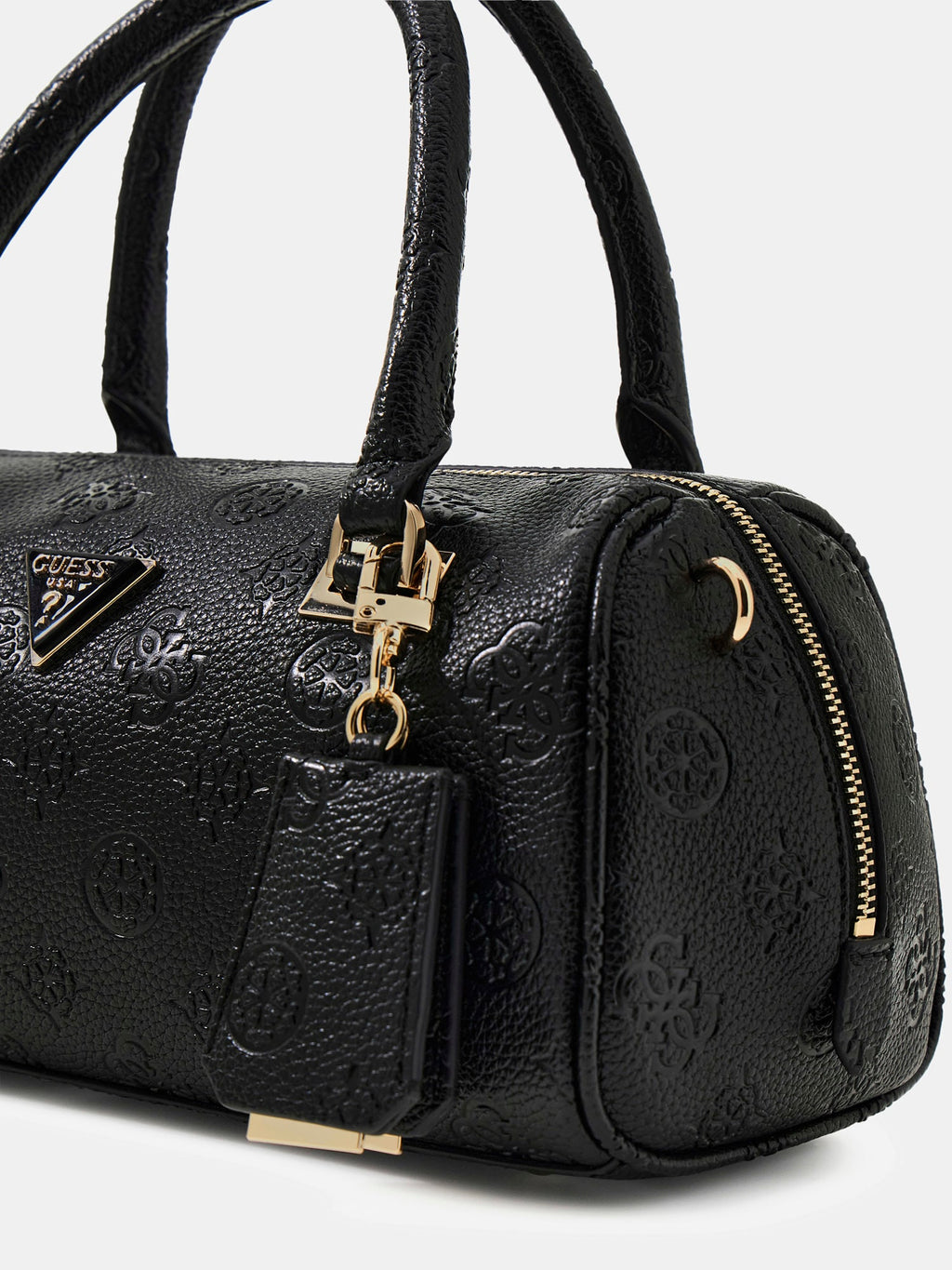 Noir - GUESS Sac à main Cresidia II Box Satchel