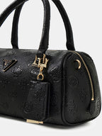 Noir - GUESS Sac à main Cresidia II Box Satchel