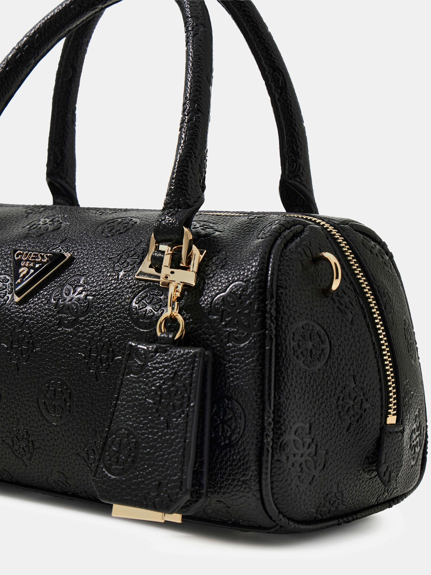 Noir - GUESS Sac à main Cresidia II Box Satchel