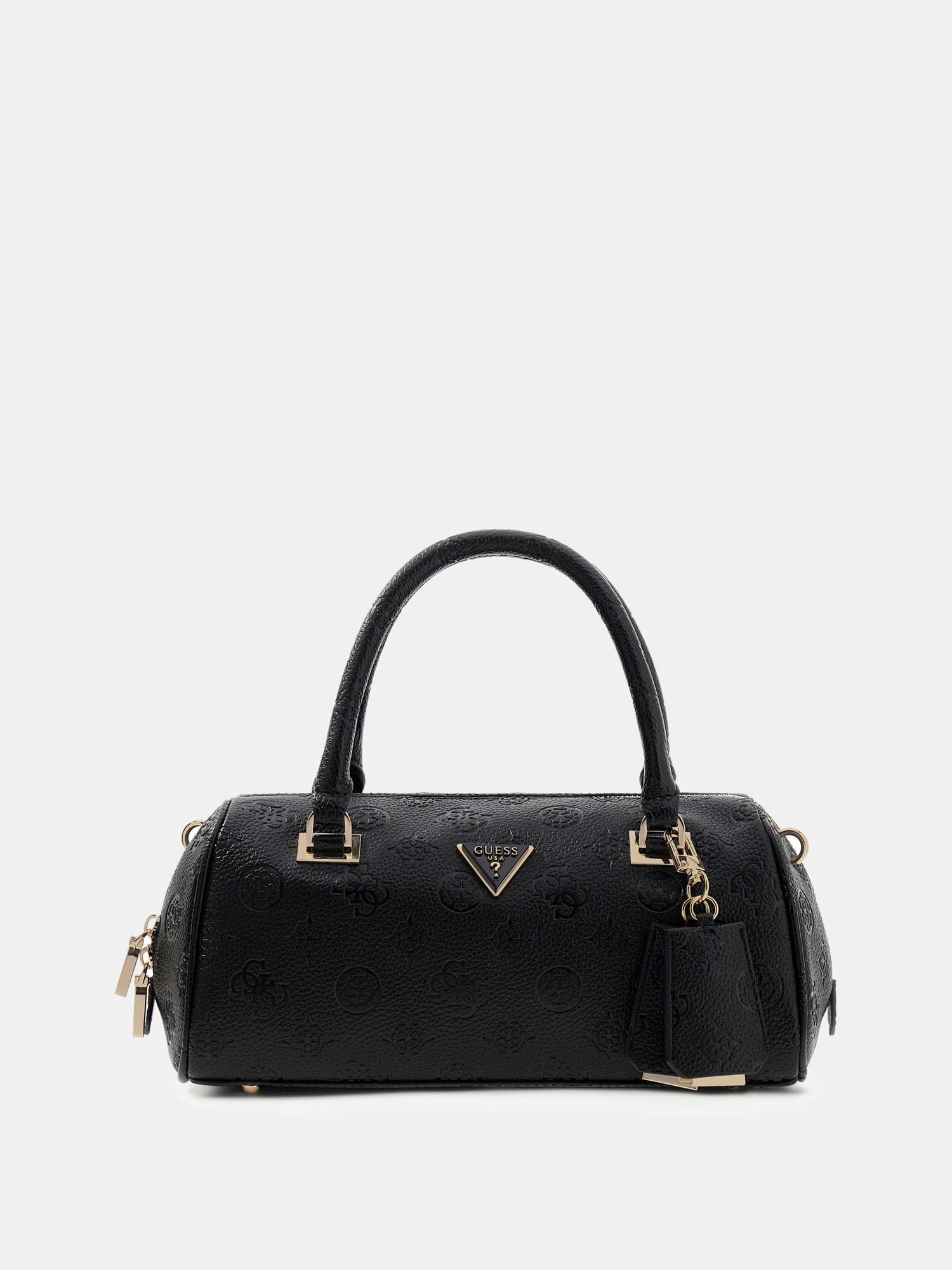 Noir - GUESS Sac à main Cresidia II Box Satchel