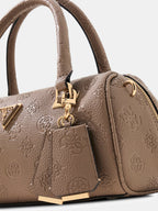 Dark Taupe - GUESS Sac à main Cresidia II Box Satchel
