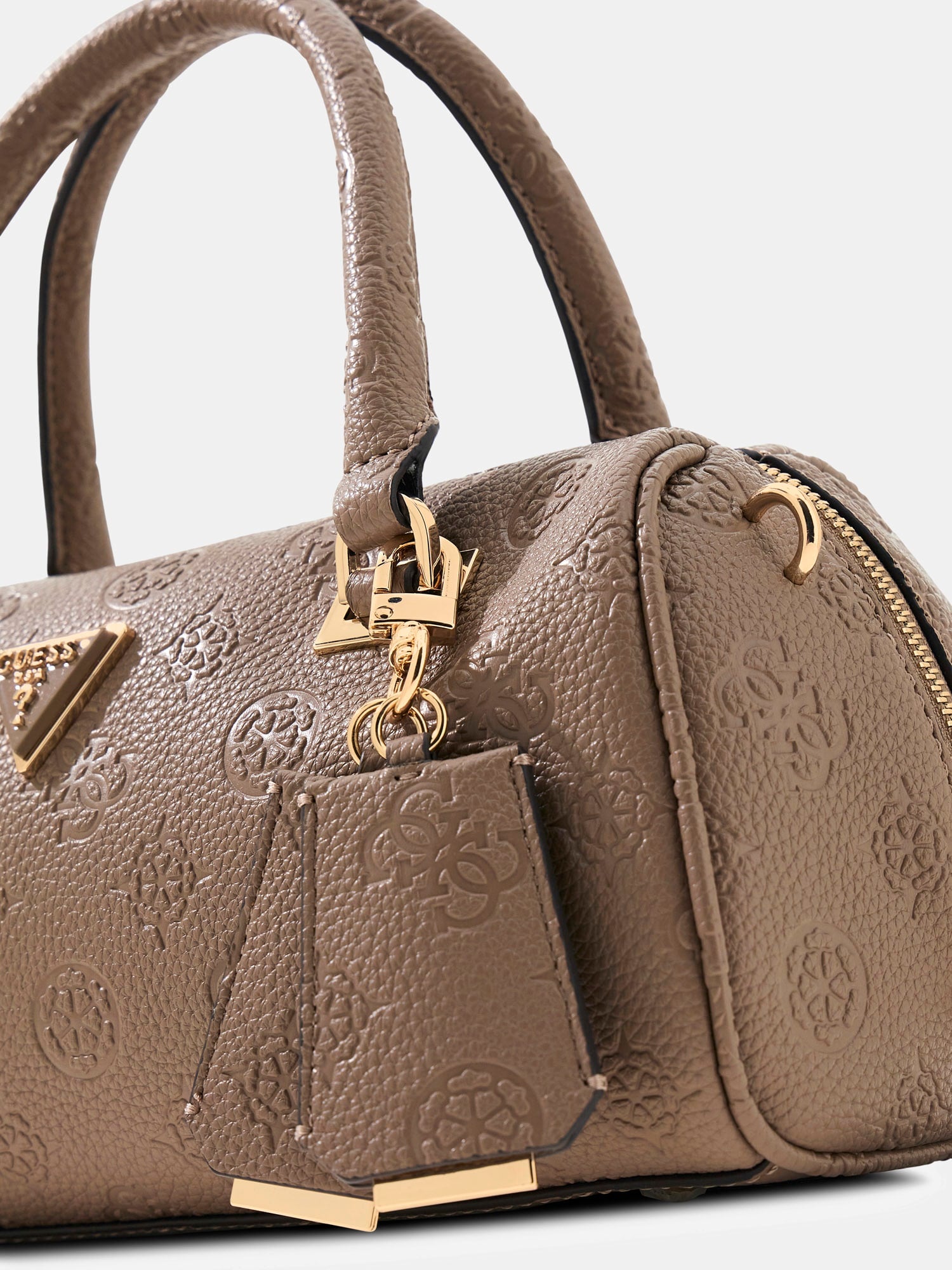 Dark Taupe - GUESS Sac à main Cresidia II Box Satchel