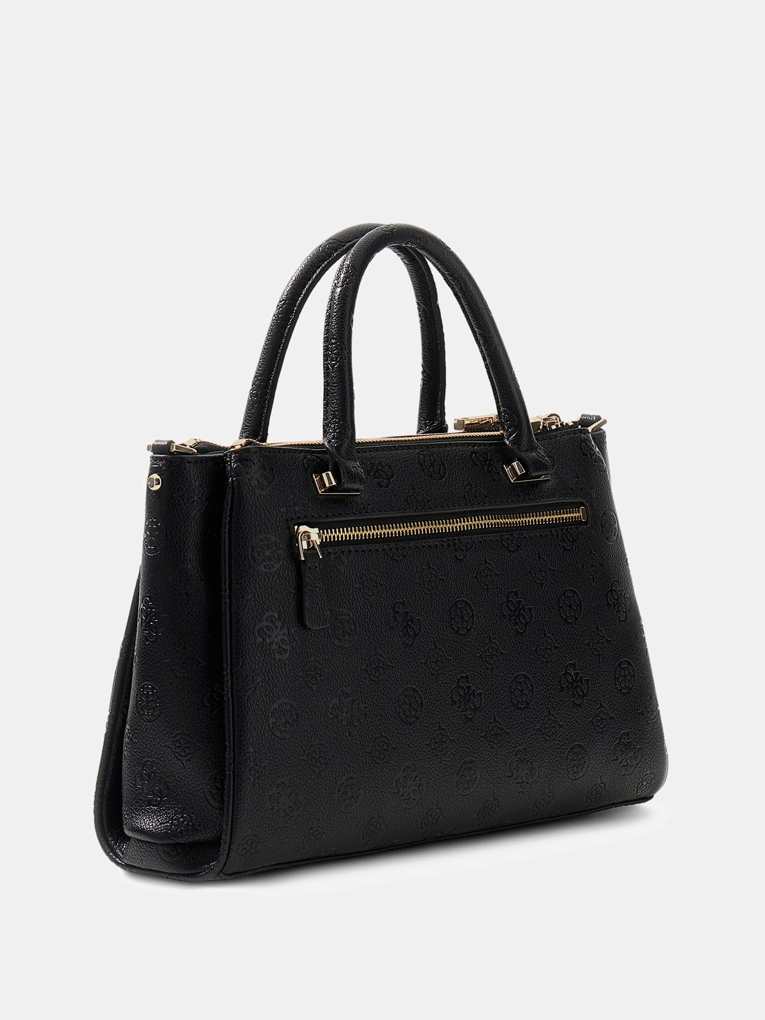 Noir - GUESS Sac à main Anise Triple Comp Satchel