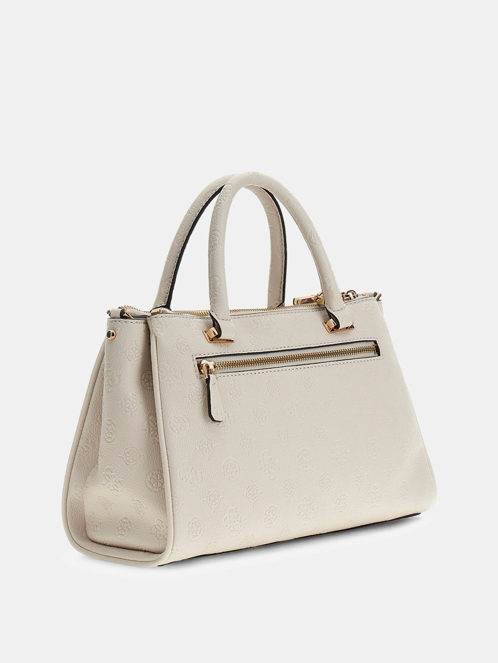 Ecru - GUESS Sac à main Anise Triple Comp Satchel