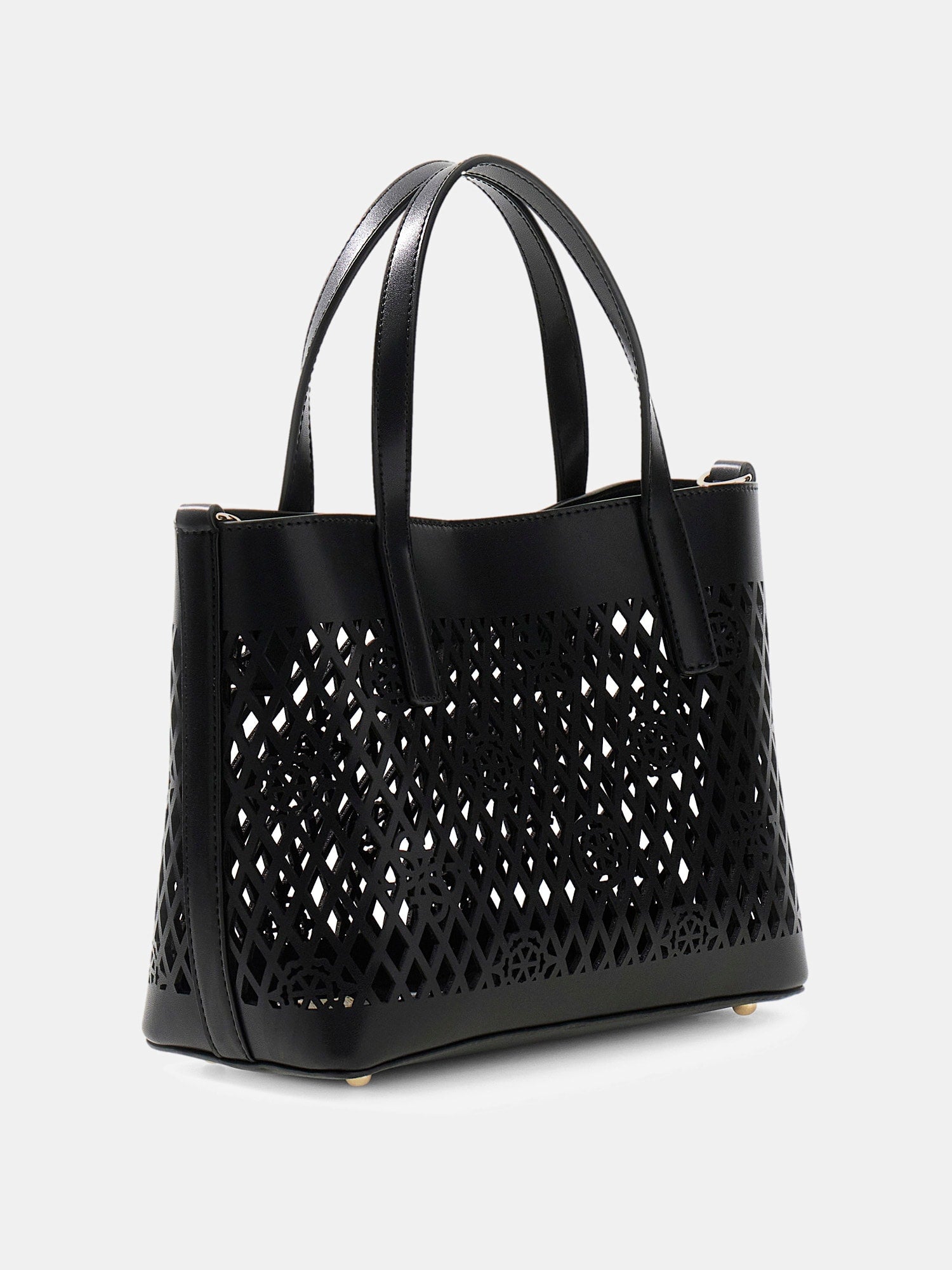 Noir - GUESS Sac à main Mini Letty 2 in 1 Tote