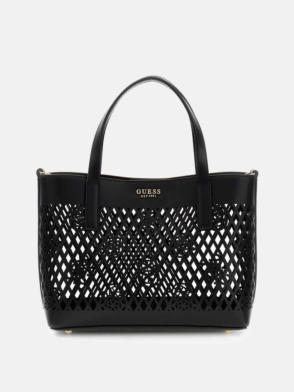 Noir - GUESS Sac à main Mini Letty 2 in 1 Tote