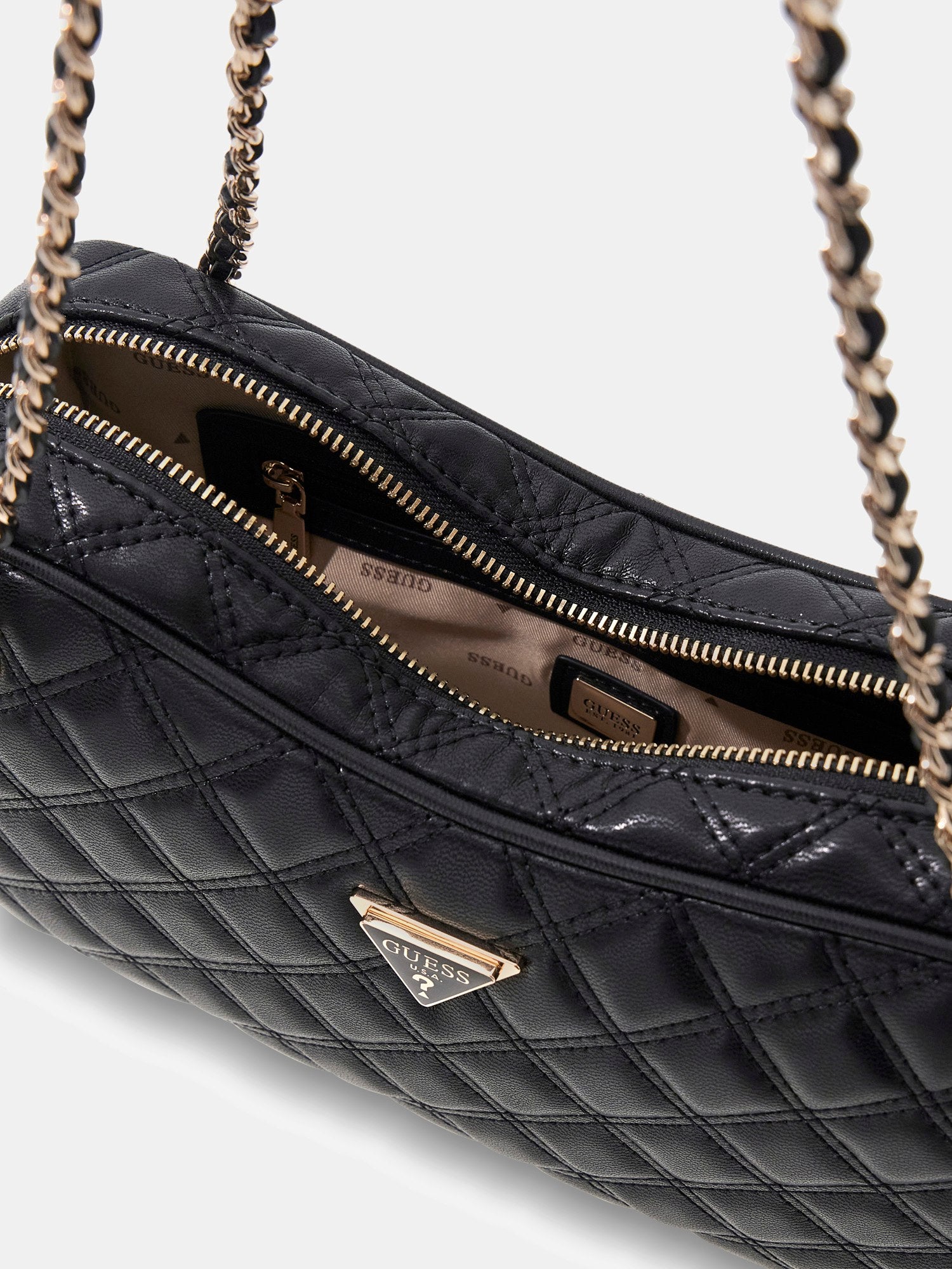 Noir - GUESS Sac à bandoulière Giully II Shoulder Satchel