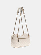 Bone - GUESS Sac à bandoulière Giully II Shoulder Satchel