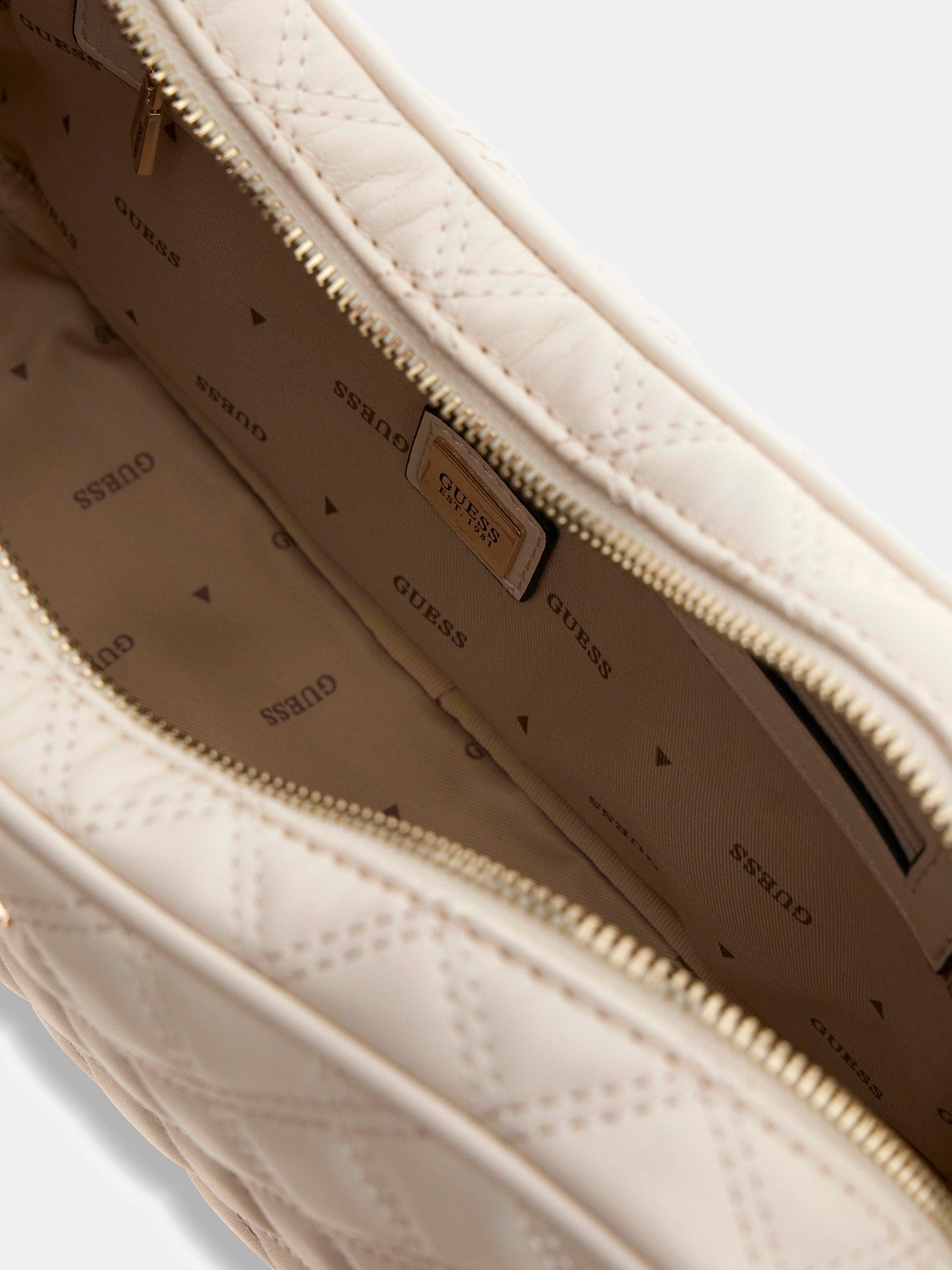 Bone - GUESS Sac à bandoulière Giully II Shoulder Satchel