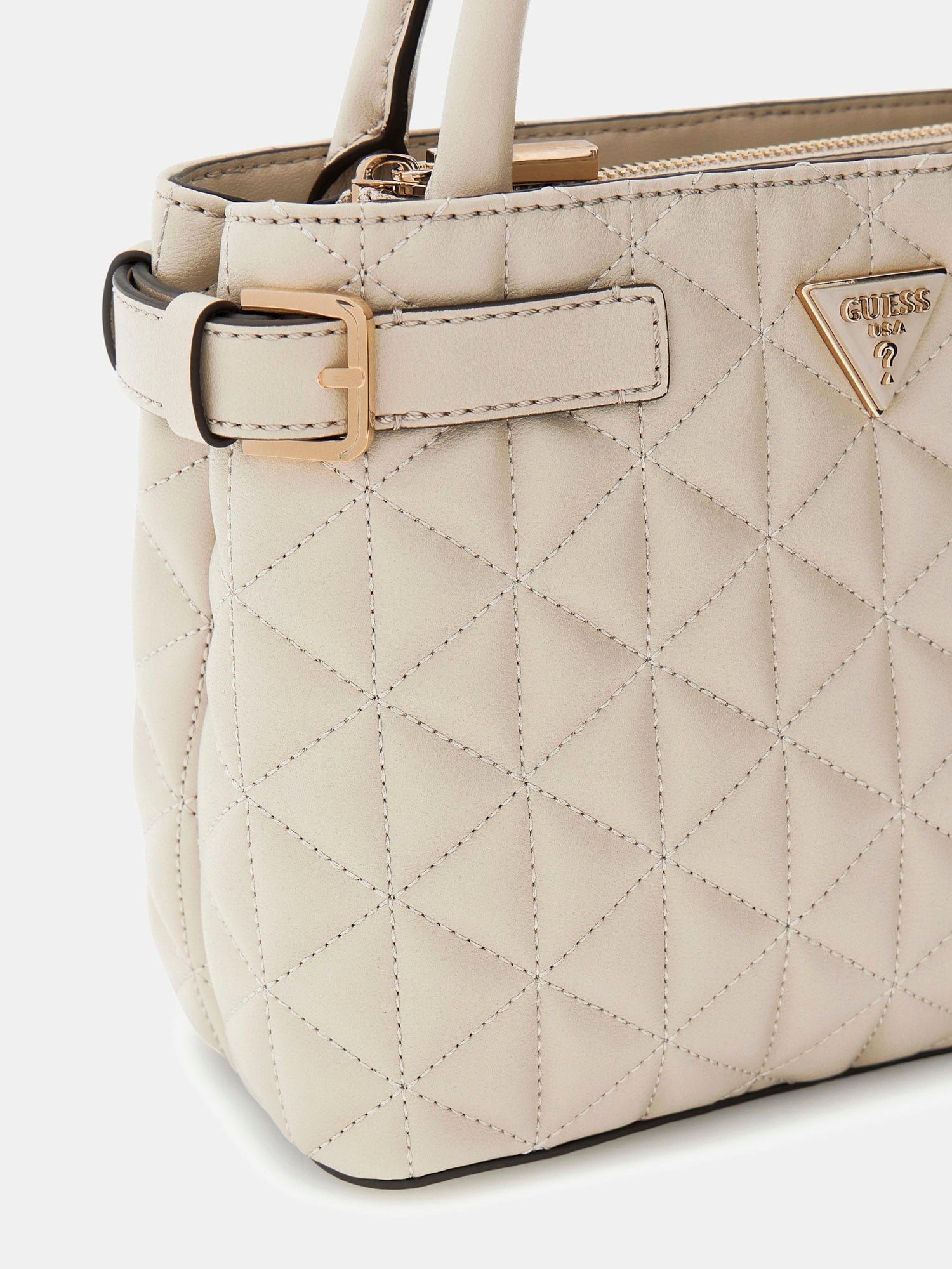 Beige - GUESS Sac à main Paisleigh Girlfriend Satchel