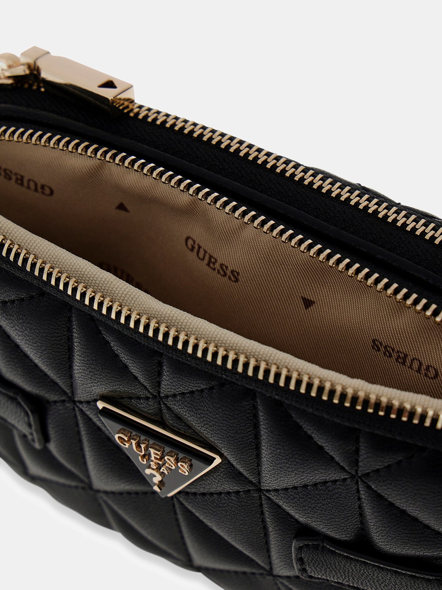 Noir - GUESS Sac à bandoulière Paisleigh Mini Camera
