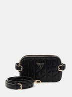 Noir - GUESS Sac à bandoulière Paisleigh Mini Camera