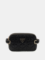 Noir - GUESS Sac à bandoulière Paisleigh Mini Camera