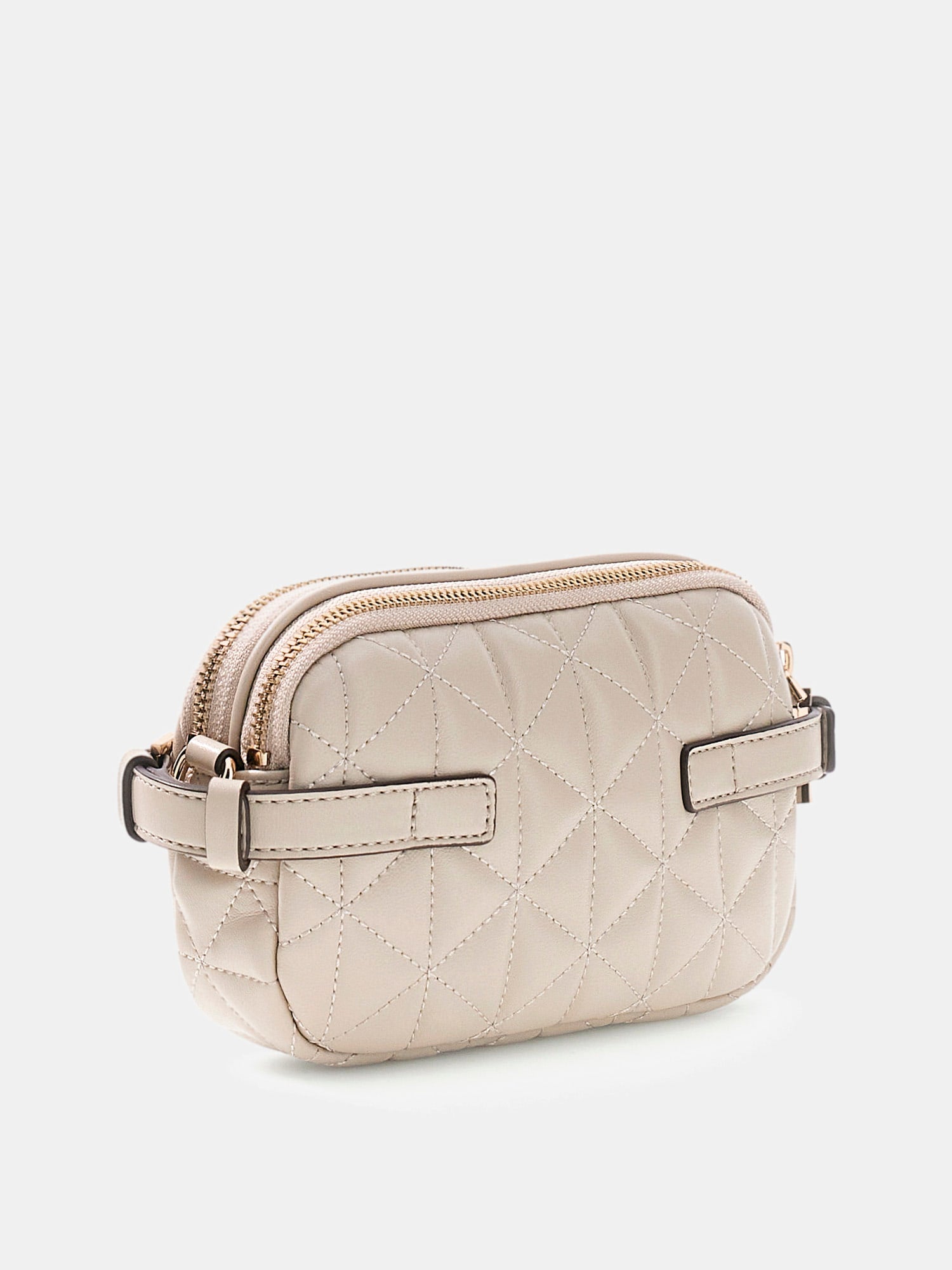 Light Taupe - GUESS Sac à bandoulière Paisleigh Mini Camera