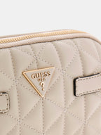 Light Taupe - GUESS Sac à bandoulière Paisleigh Mini Camera
