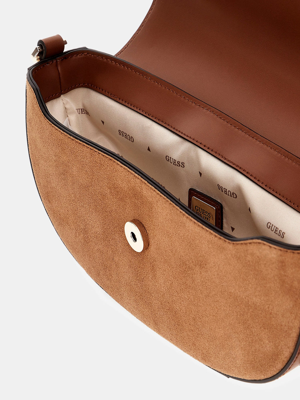 Marron - GUESS Sac à bandoulière Erenia Convertible Xbody