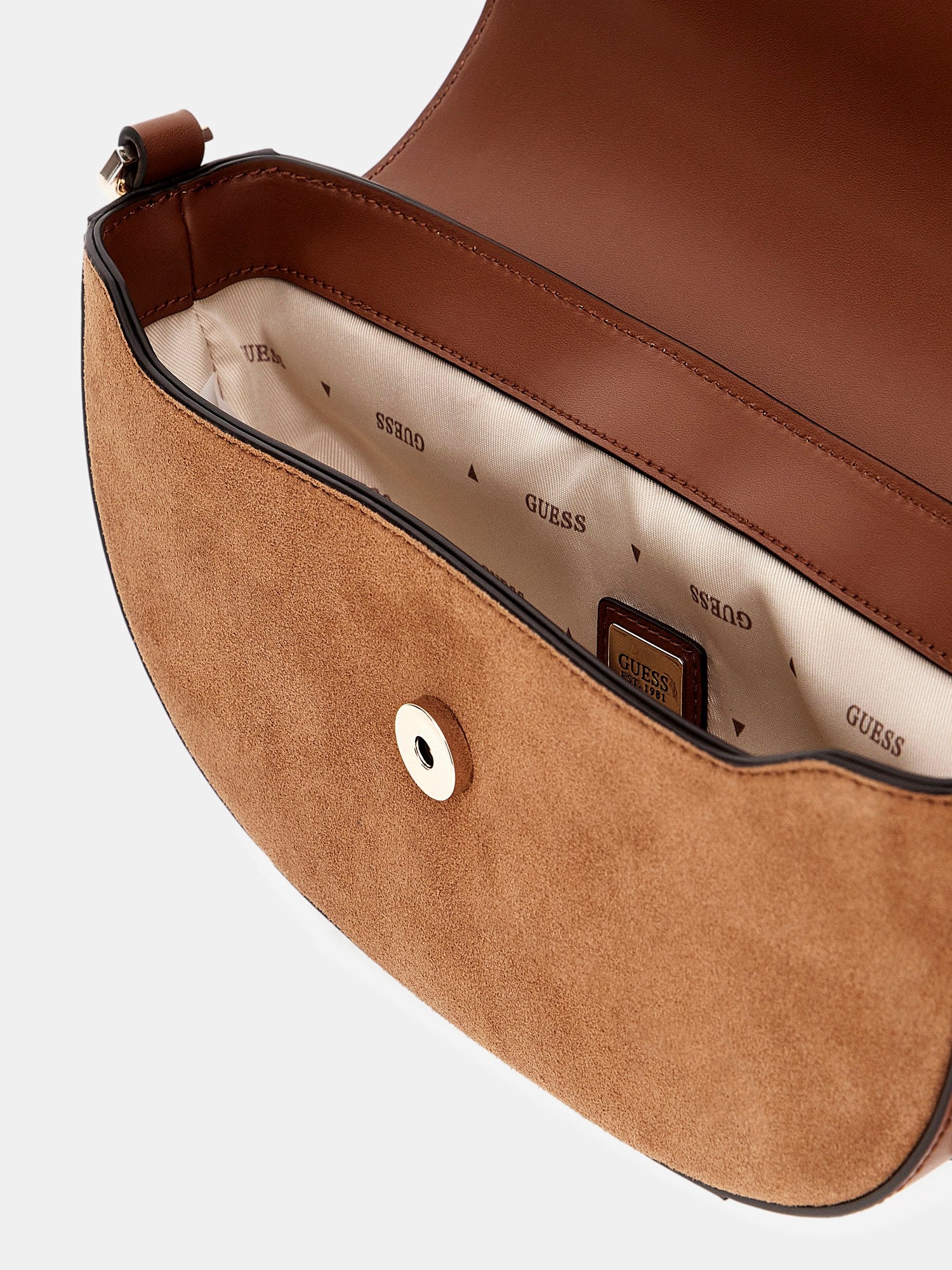 Marron - GUESS Sac à bandoulière Erenia Convertible Xbody