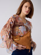 Cognac - GUESS Sac à bandoulière Camden Shoulder