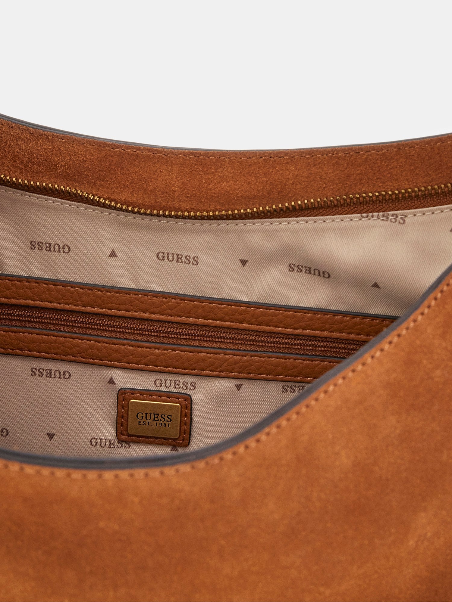 Cognac - GUESS Sac à bandoulière Camden Shoulder