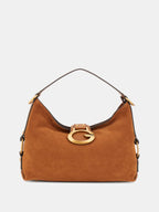 Cognac - GUESS Sac à bandoulière Camden Shoulder
