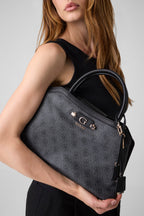 Anthracite - GUESS Sac à bandoulière Lindsey Girlfriend Satchel