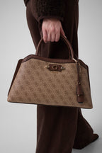 Latte - GUESS Sac à bandoulière Lindsey Girlfriend Satchel