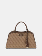 Latte - GUESS Sac à bandoulière Lindsey Girlfriend Satchel