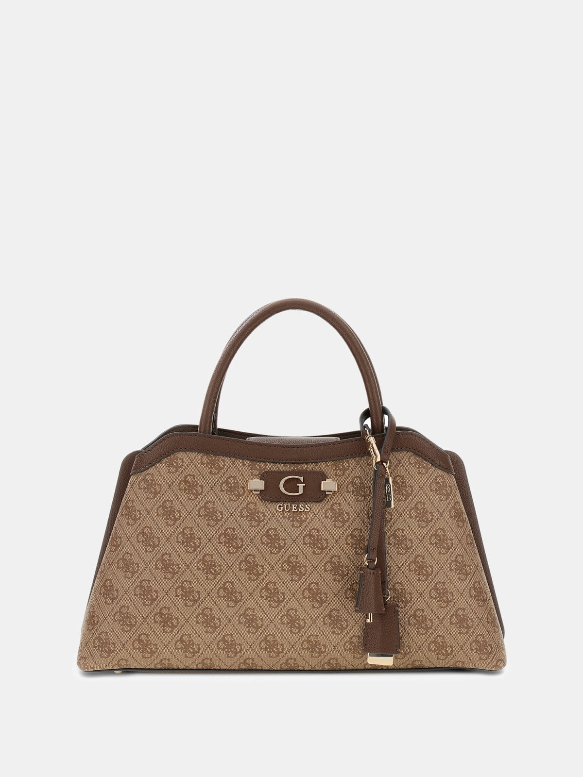 Latte - GUESS Sac à bandoulière Lindsey Girlfriend Satchel