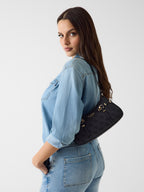 Noir - GUESS Sac à bandoulière Leona Logo Shoulder