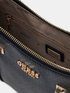 Noir - GUESS Sac à bandoulière Leona Logo Shoulder