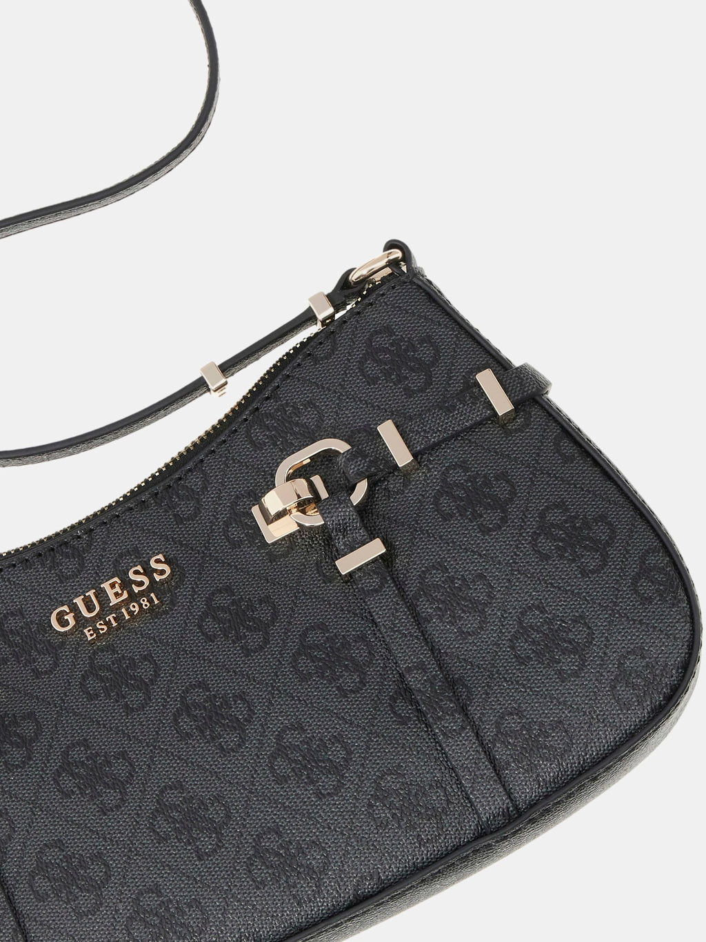 Noir - GUESS Sac à bandoulière Leona Logo Shoulder