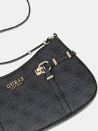 Noir - GUESS Sac à bandoulière Leona Logo Shoulder