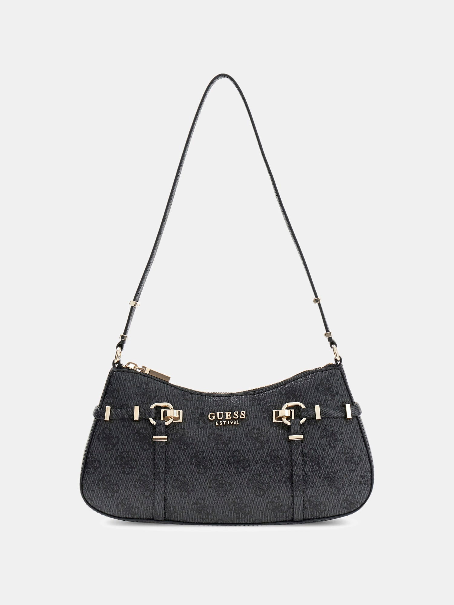 Noir - GUESS Sac à bandoulière Leona Logo Shoulder