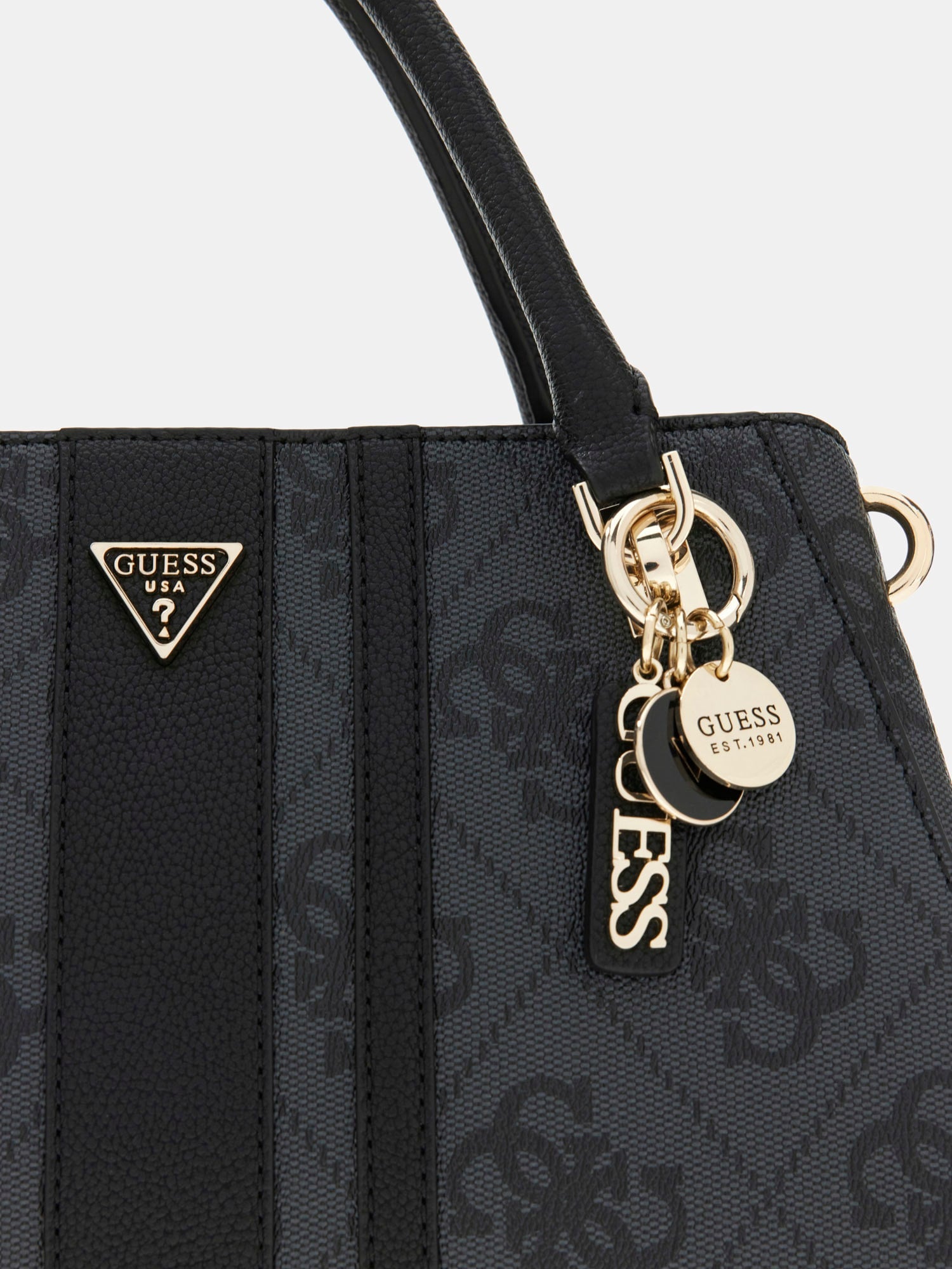 Noir - GUESS Sac à main Noelle II Luxury Satchel