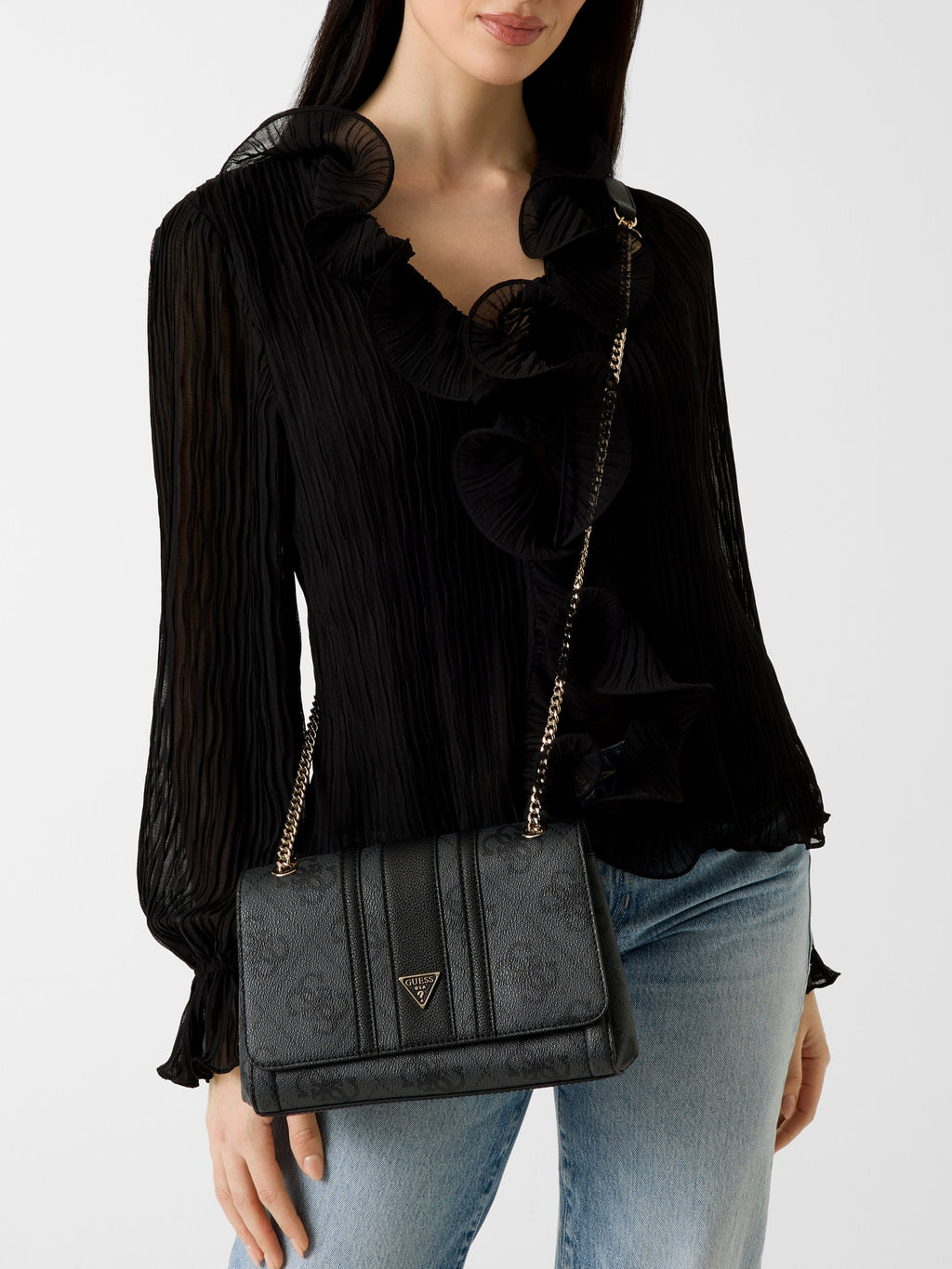 Noir - GUESS Sac à bandoulière Noelle II Crossbody