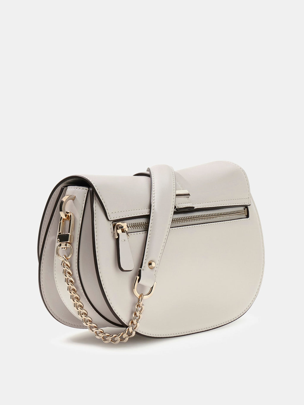 Stone - GUESS Sac à bandoulière Carrie Flap Shoulder