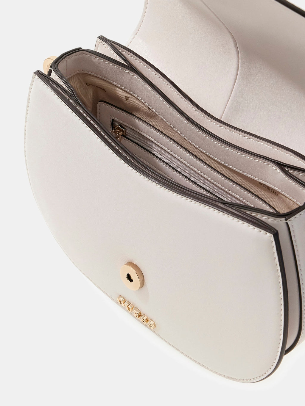 Stone - GUESS Sac à bandoulière Carrie Flap Shoulder