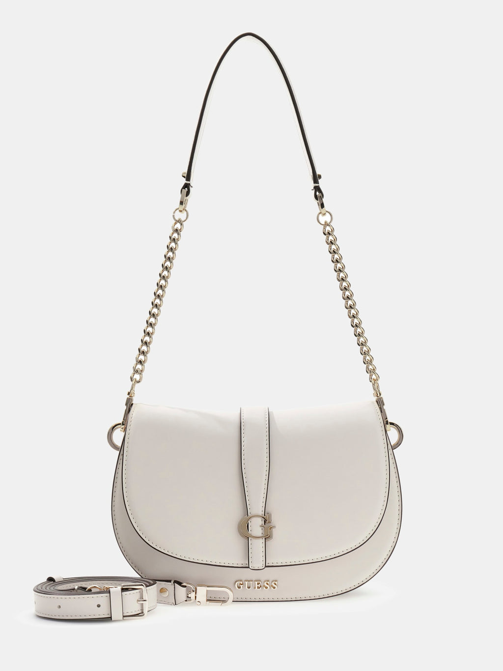 Stone - GUESS Sac à bandoulière Carrie Flap Shoulder