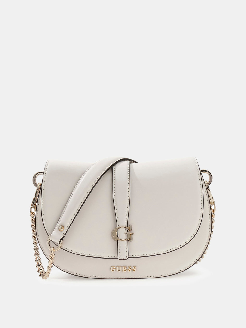 Stone - GUESS Sac à bandoulière Carrie Flap Shoulder