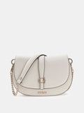 Stone - GUESS Sac à bandoulière Carrie Flap Shoulder
