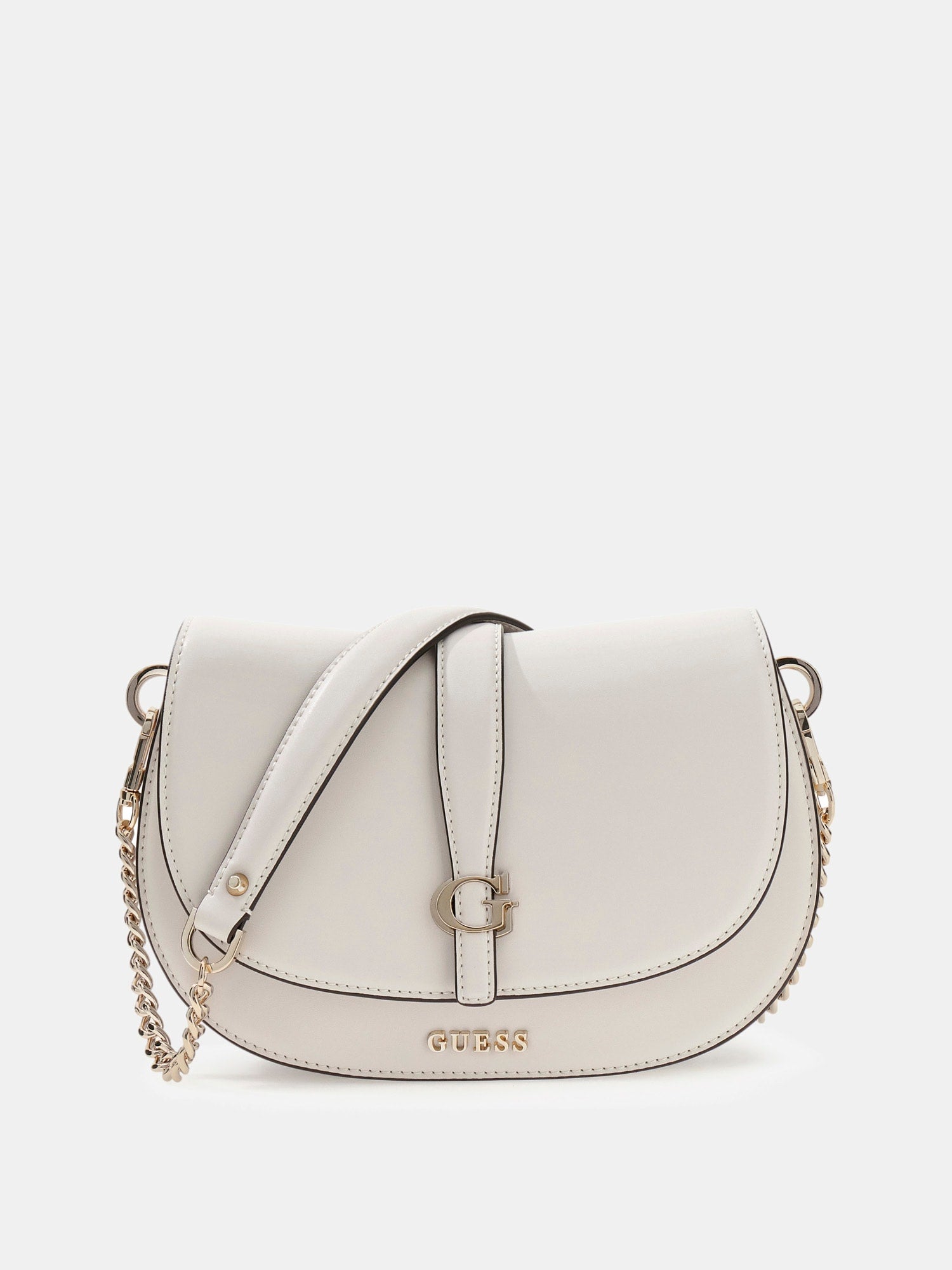 Stone - GUESS Sac à bandoulière Carrie Flap Shoulder