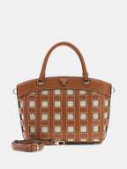 Caramel - GUESS Sac à main Frankie Girlfriend Satchel