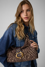 Marron - GUESS Sac à bandoulière Camden Shoulder