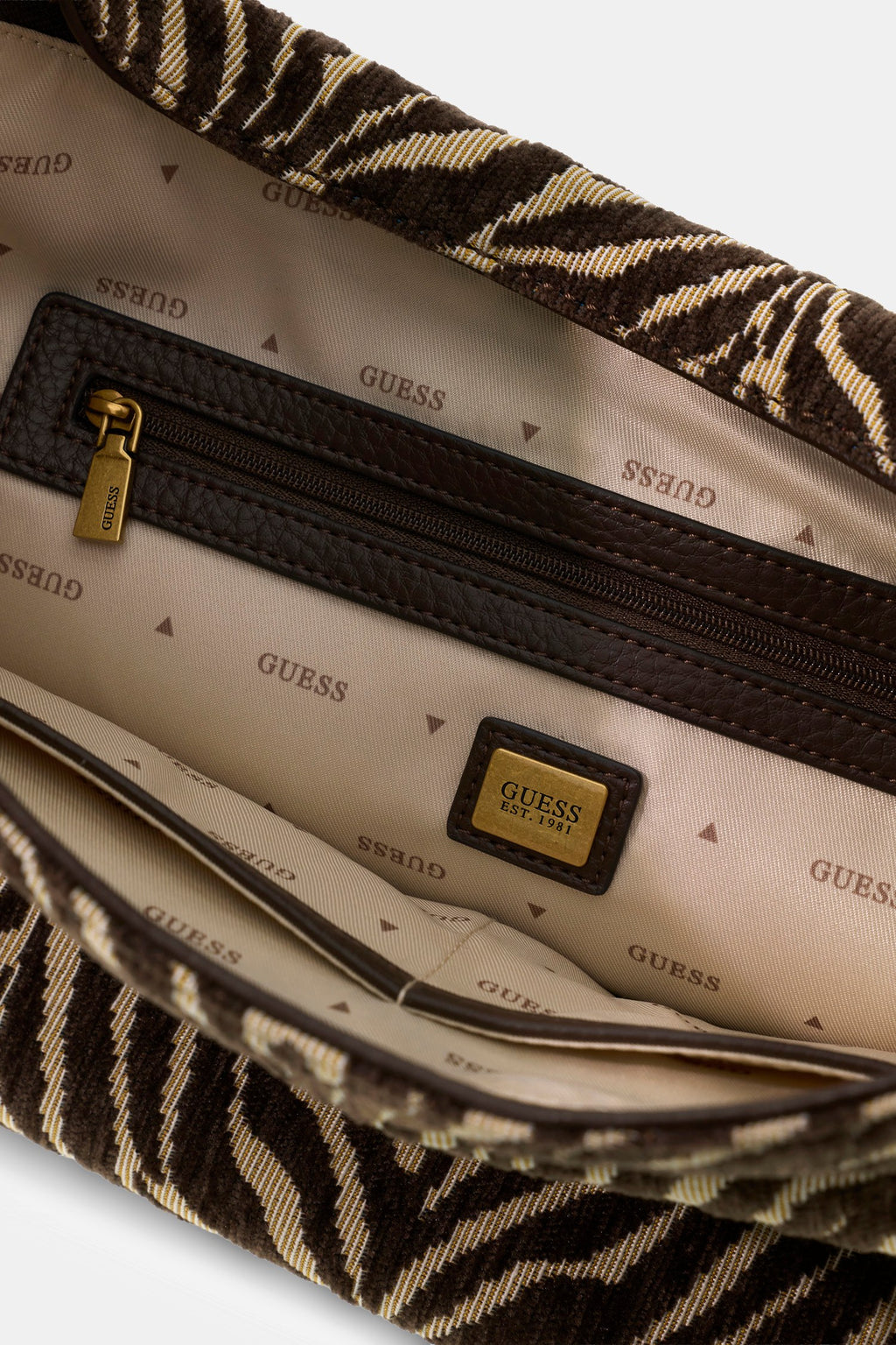 Marron - GUESS Sac à bandoulière Camden Shoulder